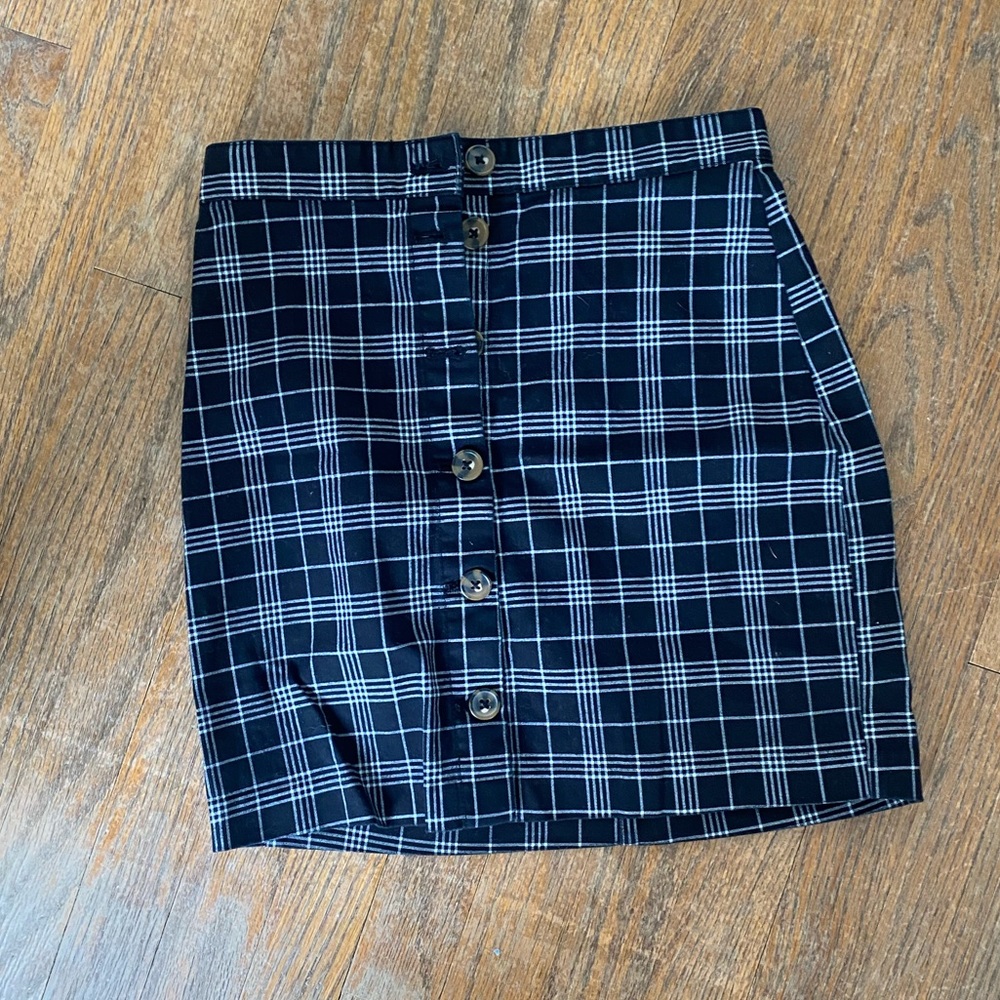 H&M plaid skirt